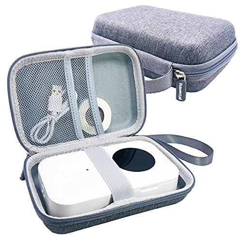 Hard Carrying Case Replacement for Phomemo D30 Label Marker Portable Bluetooth Label Printer,D30 Thermal Label Sticky Note Printer Storage Case(Case Only) (Grey)