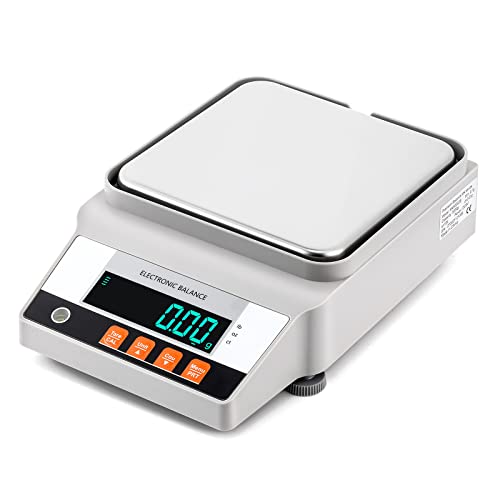 Bonvoisin Lab Scale Rechargeable Electronic Scinentific Scale 0.01g Precision Analytical Balance with RS232 Interface (5000g, 0.01g)