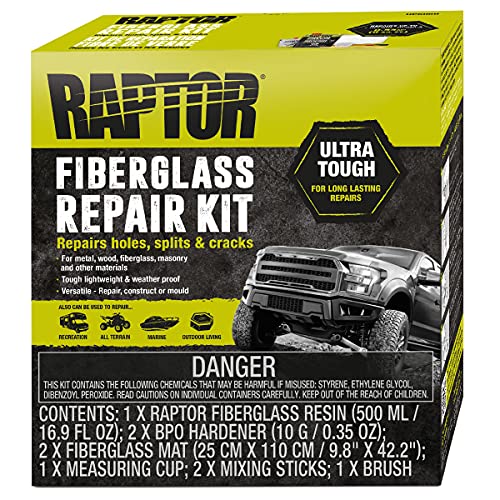 RAPTOR Fiberglass Repair Kit, Clear | The Storepaperoomates Retail Market - Fast Affordable Shopping