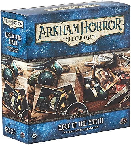 Fantasy Flight Games Arkham Horror TCG Edge of The Earth Investigator Expansion | Horror Game | Mystery Game | Cooperative Card Game | Ages 14+ | 1-2 Players | Avg. Playtime 1-2 Hours | Made