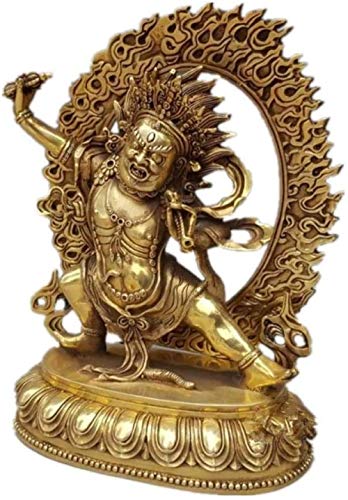 DSQK Garden Statue Supplies and Ornaments Vajra Buddha Statues Buddha Statues Tibet Tibetan Buddhism Brass Arts and Crafts Home Decoration