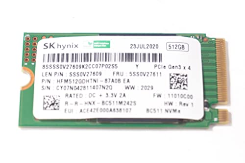 FMB-I Compatible with HFM512GDHTNI-87A0B Replacement for 512GB M.2 PCIe Gen 3 SSD Drive 81YK006XUS