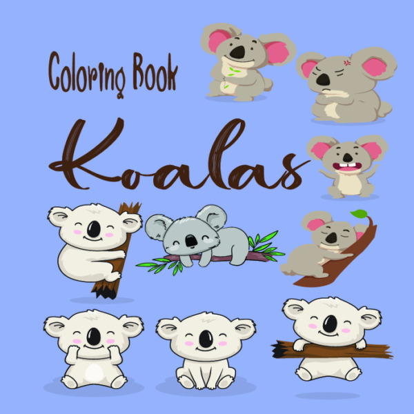 Koalas Coloring Book Printable Worksheet For Kid