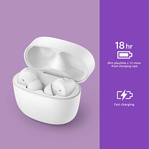 Philips T2206 True Wireless Headphones with IPX4 Water Resistance and Super-Small Charging case | The Storepaperoomates Retail Market - Fast Affordable Shopping