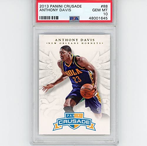 Graded 2012-13 Panini Crusade Anthony Davis #88 Rookie RC Basketball Card PSA 10 Gem Mint