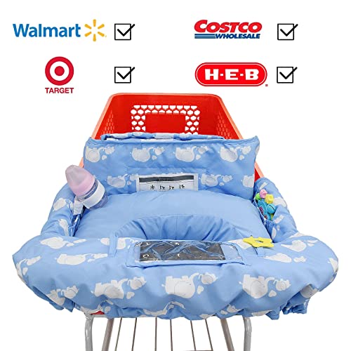 Pozico Shopping Cart Cover for Baby or High Chair Cover,Baby Shopping Cart Cover Machine Washable/Free Portable Cloth Bag and Soft Pillow | The Storepaperoomates Retail Market - Fast Affordable Shopping