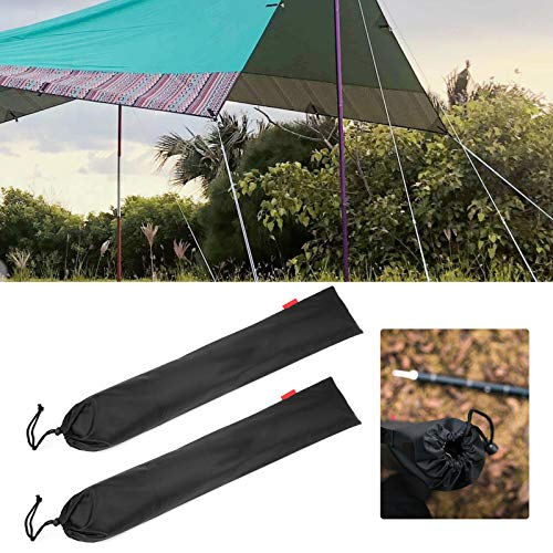 Tent Pole Storage Bag, Storage Bag Canopy Pole Storage Bag Fine Stitching Cleaning and Tidy Strong and with Drawstring Design Large Capacity for Camping