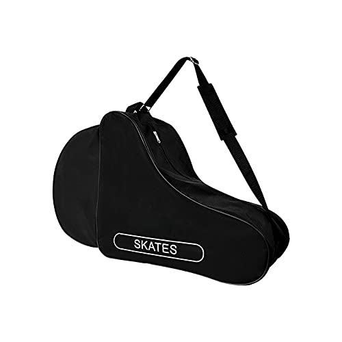Roller Skate Bag Inline Skate Accessories Carry Bag Waterproof Ice Skate Transport and Store Bag with Tote Handle and Adjustable Shoulder Strap for Kids Men Women