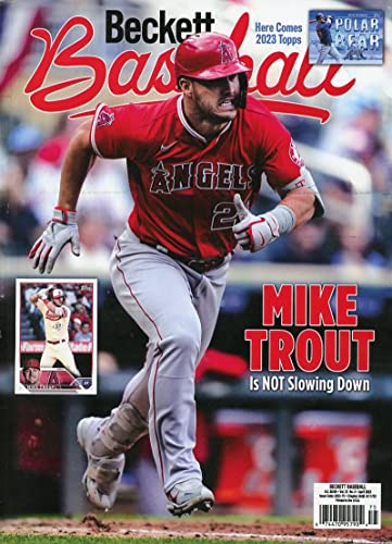 Current Beckett Baseball Monthly Price Guide Magazine APRIL 2023 Angels Mike Trout