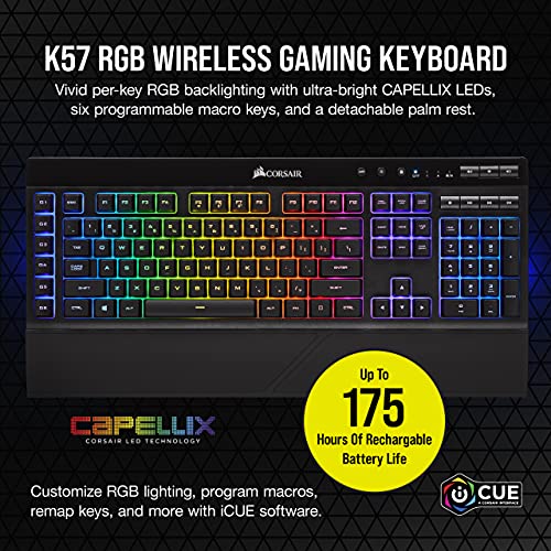 CORSAIR WIRELESS Gaming Bundle – K57 RGB WIRELESS Gaming Keyboard – HARPOON RGB WIRELESS Gaming Mouse – Hyper-Fast SLIPSTREAM WIRELESS Technology | The Storepaperoomates Retail Market - Fast Affordable Shopping