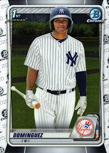 2020 Bowman Chrome Prospects Baseball #BCP-8 Jasson Dominguez Pre-Rookie Card – 1st Bowman Chrome Card | The Storepaperoomates Retail Market - Fast Affordable Shopping
