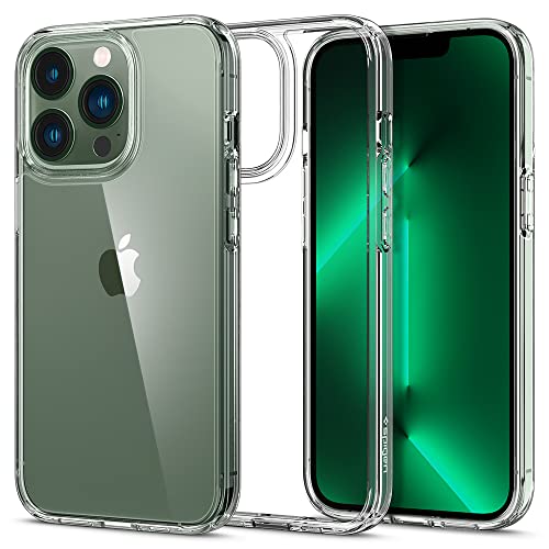 Spigen Ultra Hybrid [Anti-Yellowing Technology] Designed for iPhone 13 Pro Case (2021) – Crystal Clear