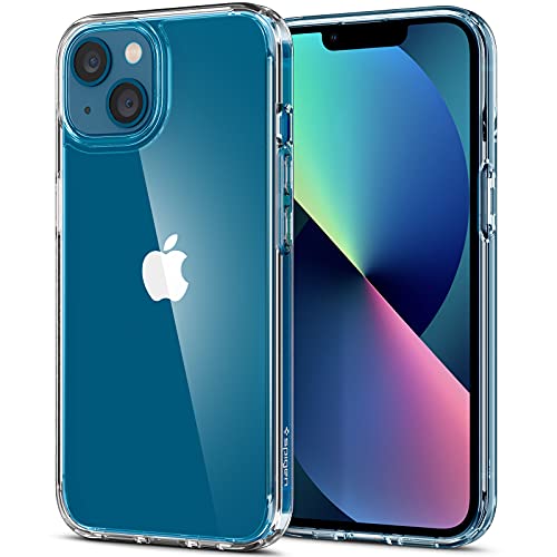 Spigen Ultra Hybrid [Anti-Yellowing Technology] Designed for iPhone 13 Case (2021) – Crystal Clear