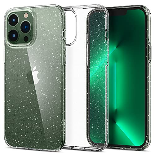 Spigen Liquid Crystal Glitter Designed for iPhone 13 Pro Max Case (2021) – Crystal Quartz