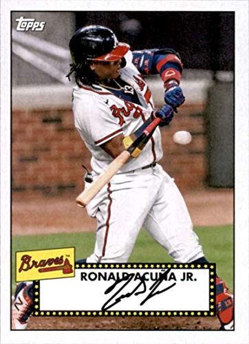 Baseball MLB 2021 Topps 1952 Topps Redux #T52-45 Ronald Acuna Jr. NM-MT Braves