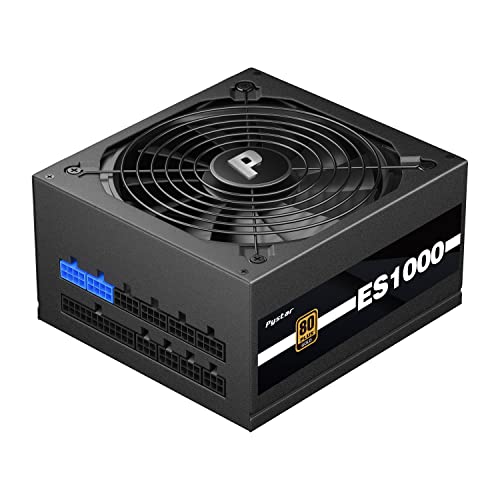 Pystar 1000W Power Supply 80+ Gold Full Modular PSU,ES1000 | The Storepaperoomates Retail Market - Fast Affordable Shopping