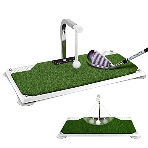 Golf Practice Equipment – Golf Training with Irons & Clubs in Your Home Or Office – Golf Trainer with 5 Height for Golf Swing – Portable & Durable Golf Training Aids Swing