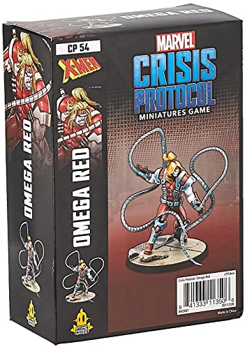 Marvel Crisis Protocol Omega Red CHARACTER PACK | Miniatures Battle Game | Strategy Game for Adults and Teens | Ages 14+ | 2 Players | Avg. Playtime 90 Minutes | Made by Atomic Mass Games