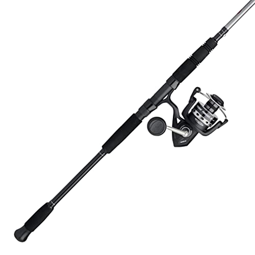 PENN Pursuit IV Spinning Reel and Fishing Rod Combo, Black/Silver, 8000 Reel Size – 10′ – Heavy – 2pc