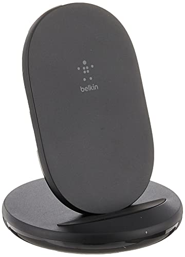Belkin Quick Wireless Charging Stand – 15W Qi-Certified Charger Stand for iPhone, Samsung Galaxy, Google Pixel & More – Charge While Listening to Music, Streaming Videos, & Video Calling