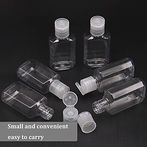 40 Pack 2 Oz Plastic Refillable Bottles with Flip Cap,Clear Empty Hand Sanitizer Bottles,Portable Reusable Containers with Lids for Shampoo,Body Soap,Toner and Lotion | The Storepaperoomates Retail Market - Fast Affordable Shopping