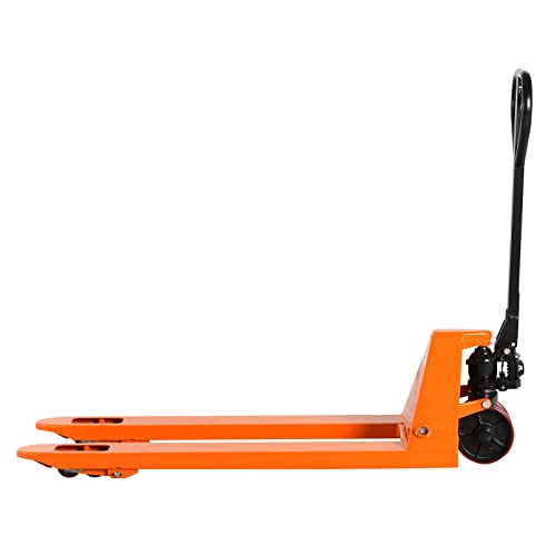 Tory Carrier Manual Pallet Jack 5500lbs Capacity,Pallet Truck 48”L×27”W Fork Size