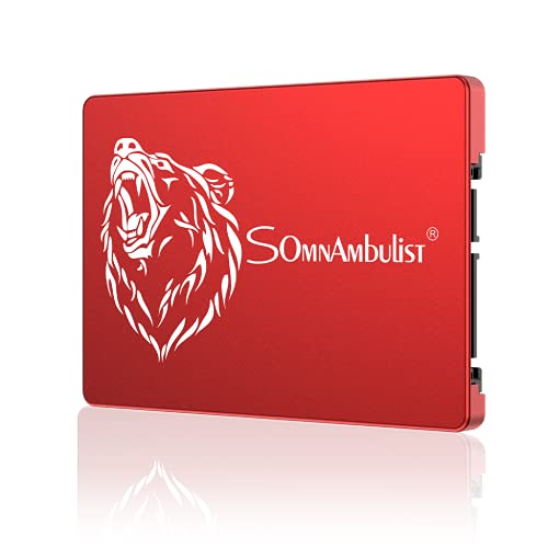 Somnambulist 2.5 Inch SATA 3 120GB 240GB 60GB SATA3 SSD Internal Hard Drive for Laptop (Red Bear-120GB) | The Storepaperoomates Retail Market - Fast Affordable Shopping