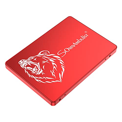 Somnambulist 2.5 Inch SATA 3 120GB 240GB 60GB SATA3 SSD Internal Hard Drive for Laptop (Red Bear-120GB) | The Storepaperoomates Retail Market - Fast Affordable Shopping