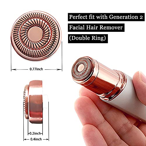tuokiy Facial Hair Remover Replacement Heads for Flawless Finishing Touch Facial Hair Removal Tool for Women. Just fit Gen 2 Hair Removal Device | The Storepaperoomates Retail Market - Fast Affordable Shopping