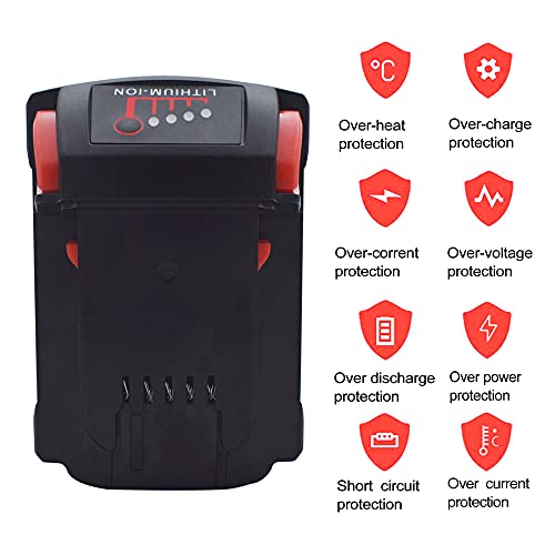 CHAUNVEN 18V 6.0Ah M18 Battery Replacement for All Milwaukee M18 Battery 48-11-1850 48-11-1820 48-11-1840 M18 M18B XC Cordless Power Tools 18V Lithium Battery 2 Pack | The Storepaperoomates Retail Market - Fast Affordable Shopping