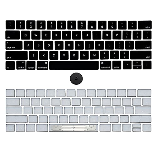 NUOLAISUN Keyboard Keycaps Keys Cap US Set Replacement for MacBook Pro A1706 A1707 2016 2017 Year 13″ 15″ Full Keycap with Removal Tool