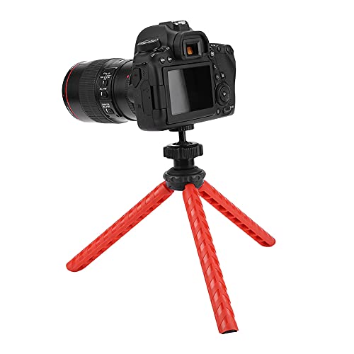 Foldable Tripod, Action Camera Tripod, Portable for Small Size Action Cameras for Mobile Phone Mirrorless Camera Outdoor(red) | The Storepaperoomates Retail Market - Fast Affordable Shopping