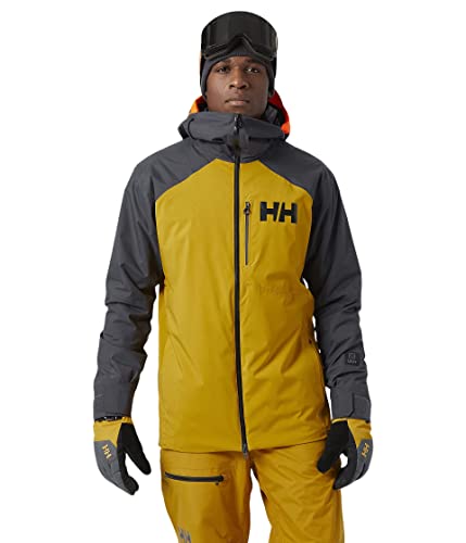 Helly-Hansen Mens Powdreamer Insulated Waterproof Ski Jacket, 349 Arrowwood, X-Large