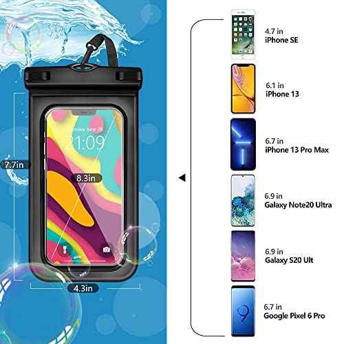 6 pcs Waterproof Phone Pouch Universal Phone Waterproof Case Compatible for iPhone 11 13 12 Max Pro XS Google Samsung Galaxy s22 s10 Up to 6.8″, IPX8 Cell Phone Dry Bags | The Storepaperoomates Retail Market - Fast Affordable Shopping
