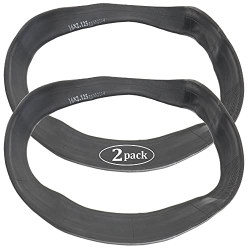 (2-Pack) 16” x 1.75/1.95/2.125 Stroller Inner Tube Replacement for All Baby Trend Expedition Jogger Strollers – The Perfect Baby Trend Stroller Tire Tube,Heavy Duty Rear Wheel Replacement Tubes