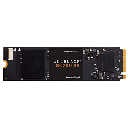 WD_BLACK 500GB SN750 SE NVMe Internal Gaming SSD Solid State Drive – Gen4 PCIe, M.2 2280, Up to 3,600 MB/s – WDS500G1B0E