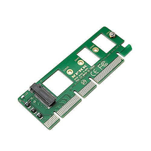 Acxico 1Pcs M.2 NGFF to Desktop PCIe x4 x8 x16 NVMe SATA Dual SSD PCI Express Adapter Card