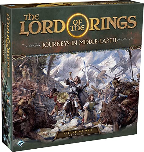 Lord of The Rings Journeys in Middle-Earth Spreading War Board Game Expansion | Adventure Game for Adults and Teens | Ages 14+ | 1-5 Players | Avg. Playtime 60+ Mins | Made by Fantasy Flight Games