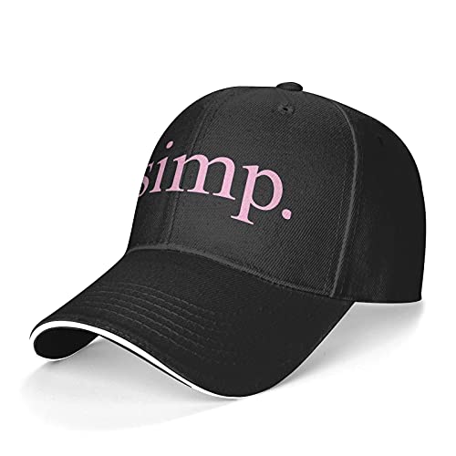 Night Butterfly Simp Plain Baseball Cap Adjustable Dad Hats Gift for Men Women Outdoor Activities Black