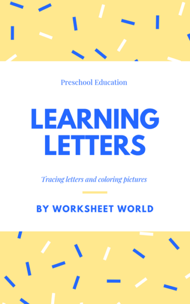 Learning Letters Workbook