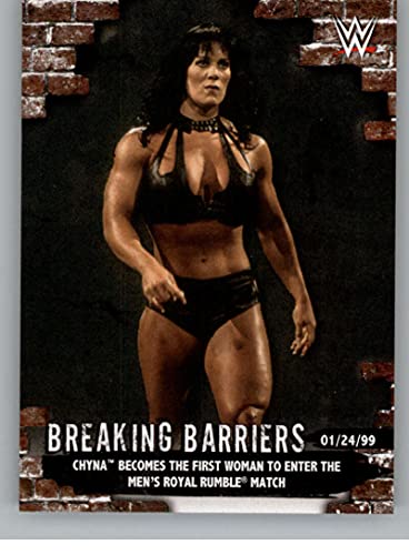 2020 Topps WWE Women’s Division Breaking Barriers #BB-1 Chyna Official World Wrestling Entertainment Trading Card in Raw (NM or Better) Condition