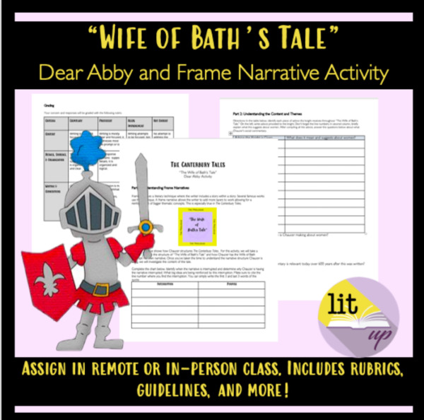 Canterbury Tales “Wife of Bath” Dear Abby Activity and Frame Narrative