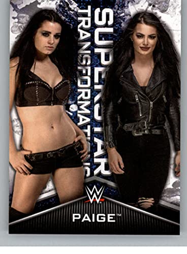2020 Topps WWE Women’s Division Superstar Transformations #ST-11 Paige Official World Wrestling Entertainment Trading Card in Raw (NM or Better) Condition