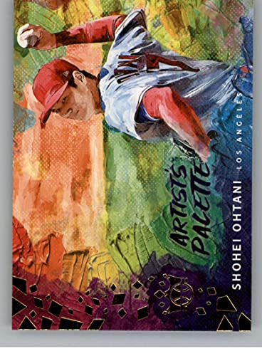 2021 Diamond Kings Artist’s Palette #5 Shohei Ohtani Los Angeles Angels Official MLB PA Baseball Trading Card in Raw (NM or Better) Condition