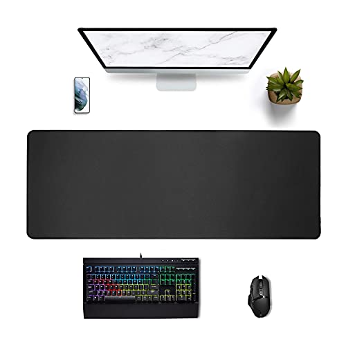 COCNI Mouse Pad Large, Extended Gaming Mousepad with Soft Cloth Material, Non-Slip Base, Stitched Edges Waterproof Computer Keyboard Mouse Mat for Gamer, Computer/Laptops-31.5×15.7inch