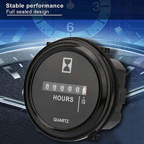 Mechanical Hour Meter, Time Counter, 6-80V AC/DC 99999.9 Hours Quartz Hour Meter for Engine Generator Time Counting SH-1 | The Storepaperoomates Retail Market - Fast Affordable Shopping