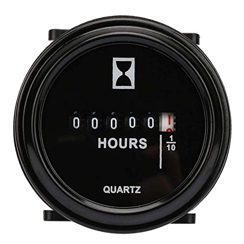 Mechanical Hour Meter, Time Counter, 6-80V AC/DC 99999.9 Hours Quartz Hour Meter for Engine Generator Time Counting SH-1 | The Storepaperoomates Retail Market - Fast Affordable Shopping