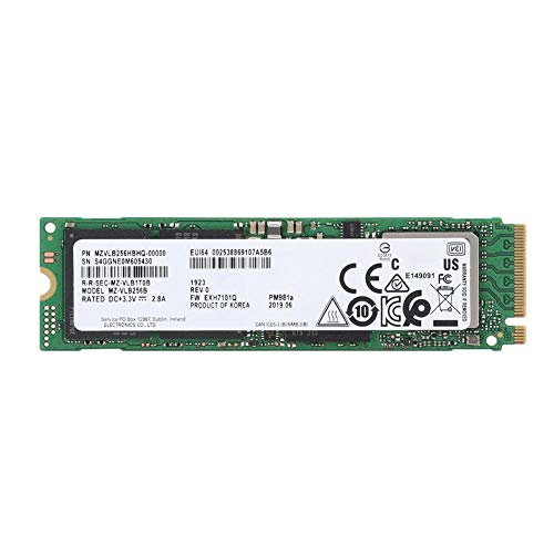 Wisoqu PCI-E Solid State Drive,PM981a Nvme m.2 2280 Internal SSD Solid State Drive High Speed 3500MB/S Reading 3000MB/S Writing,Suitable for Devices with PCle M.2 Interface(1TB£¨MZ-VLB1T0B£©)