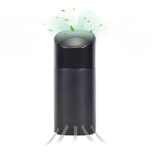 Air Purifier Ionizer, Mini Desktop USB Air Purifiers for Home & Car，One Touch Operation Compact Air Cleaner Purifier for Dust, Smoke, Pet Dander, Hay Fever, Cooking(black)