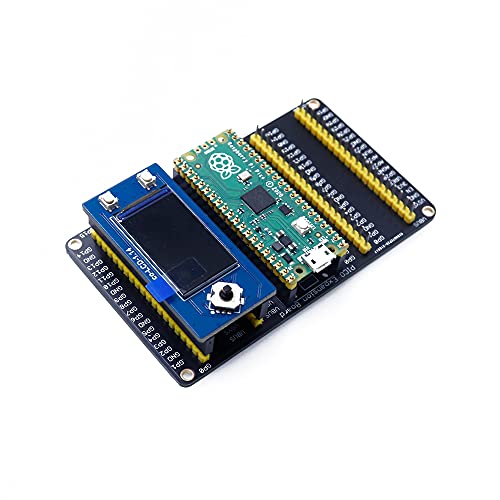 Treedix Compatible with Raspberry Pi Pico GPIO Expander External Expansion Board with 1.14inch Pi Pico LCD Screen Three Sets of 2×20 Male Header for Connecting More Expansion Modules